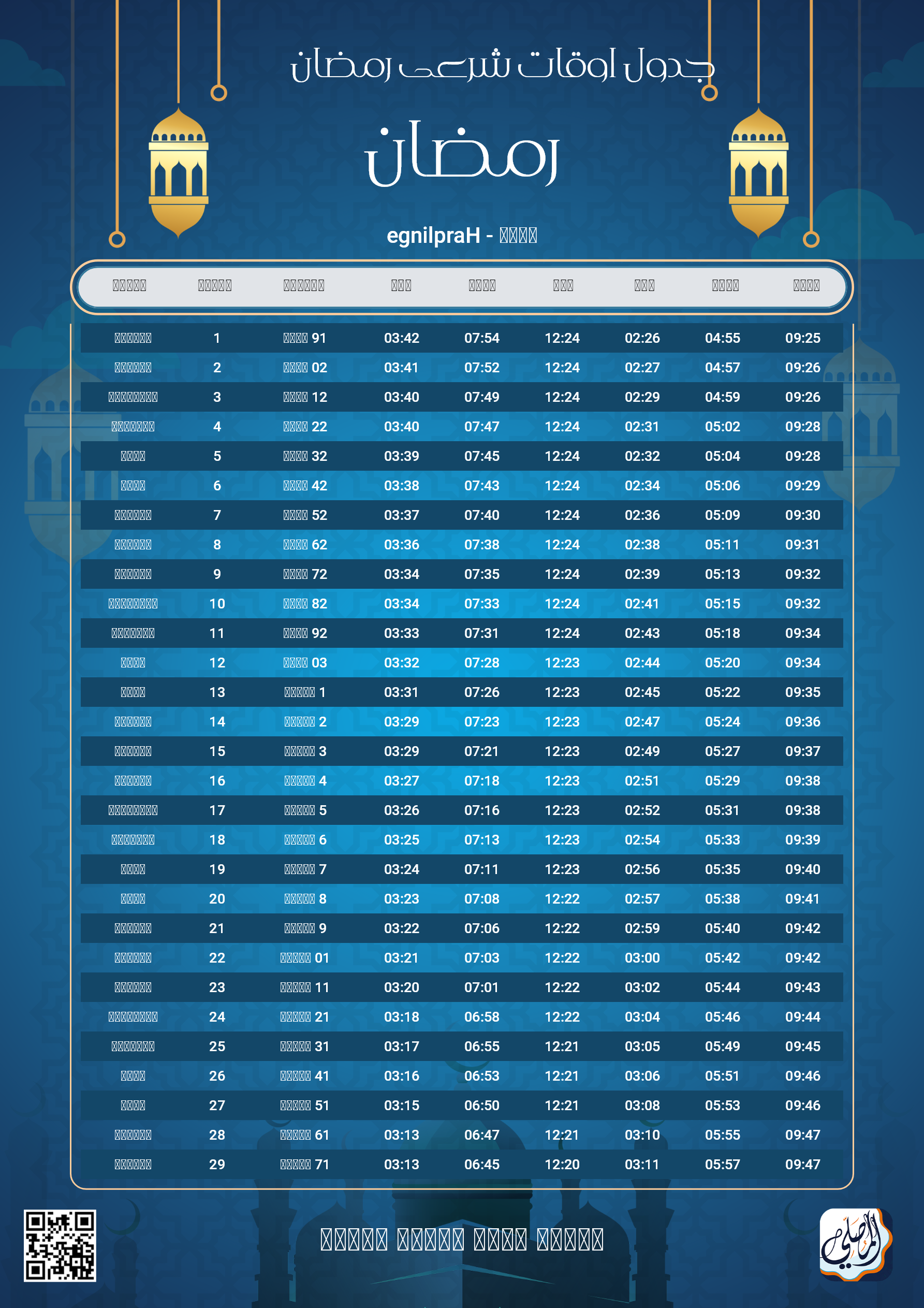 ramadan amsakiah image