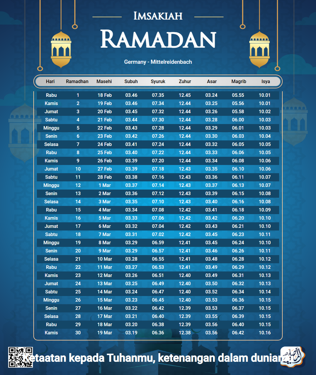 ramadan amsakiah image
