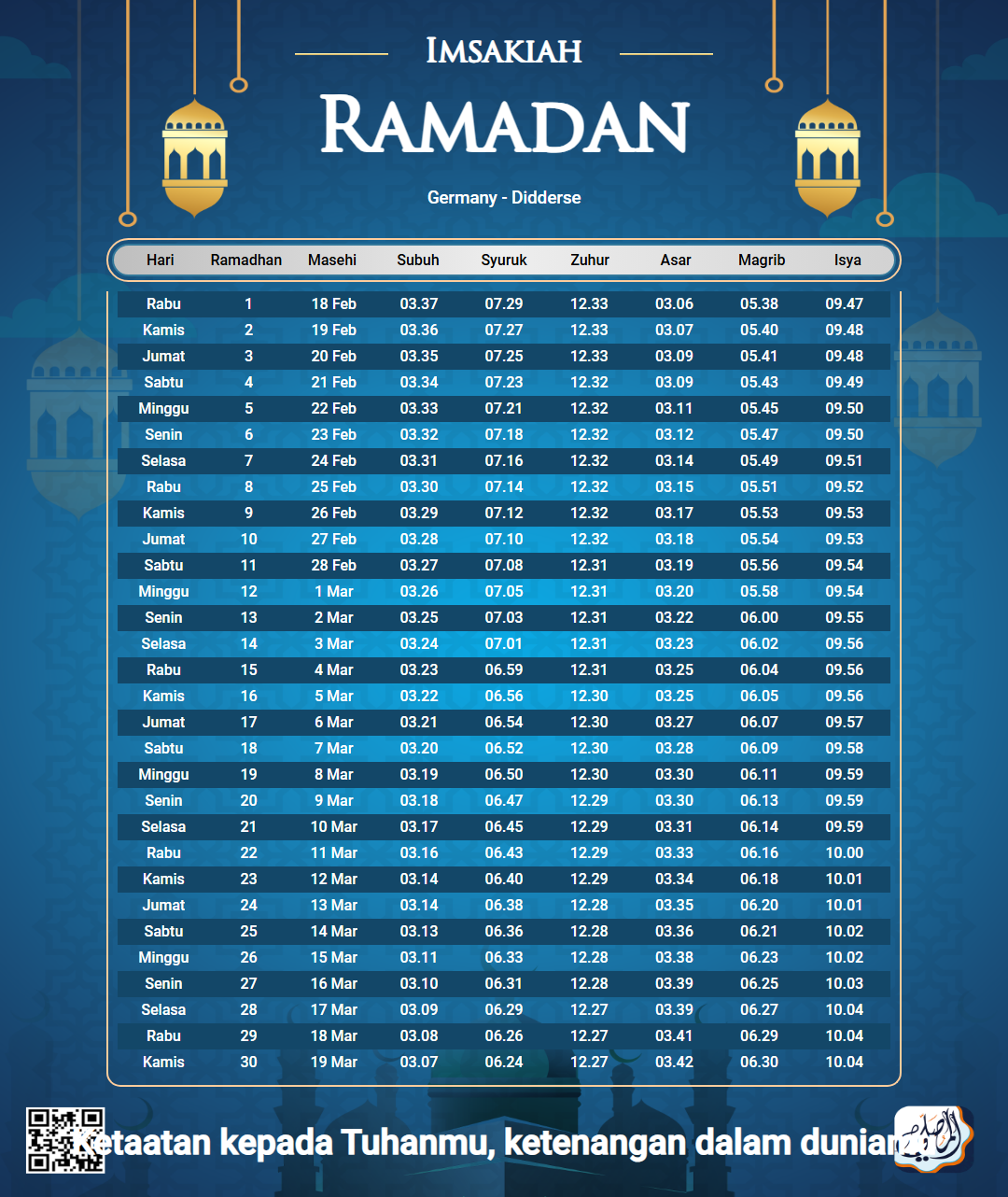 ramadan amsakiah image