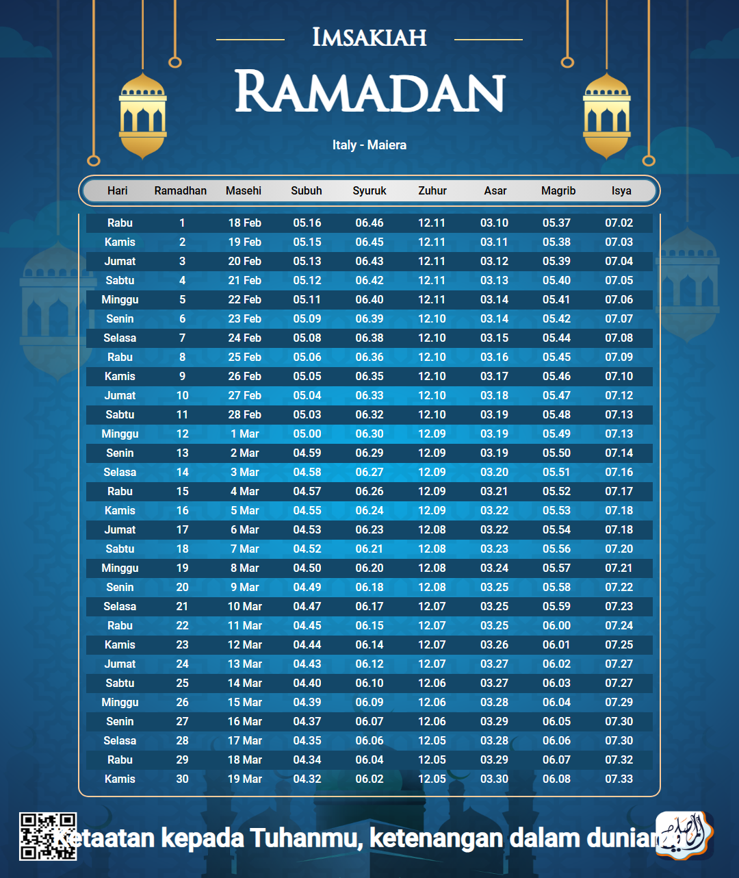 ramadan amsakiah image