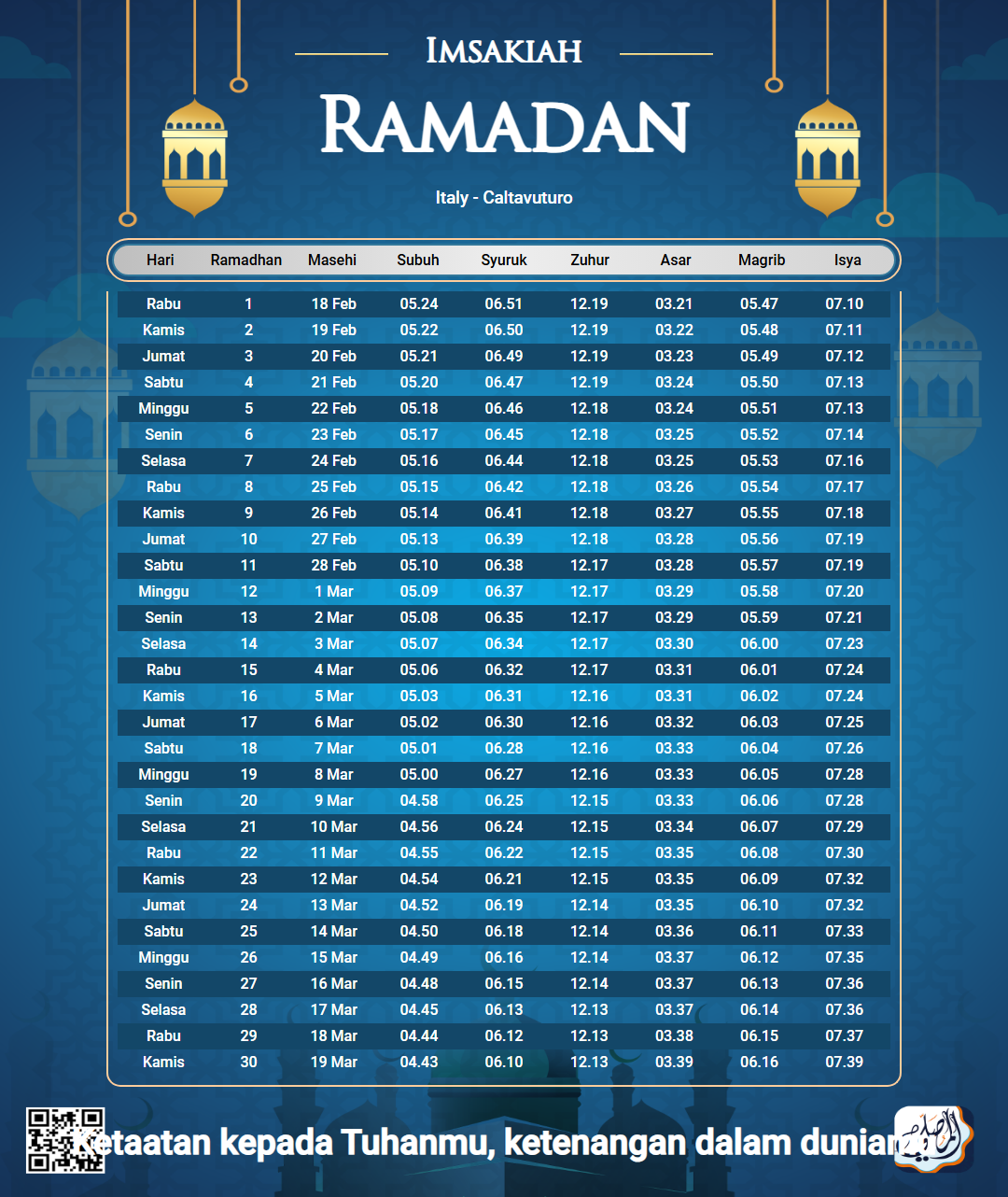 ramadan amsakiah image