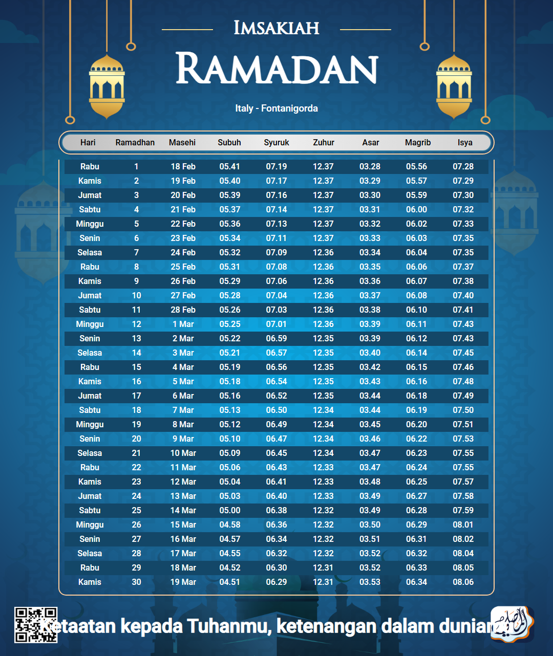 ramadan amsakiah image
