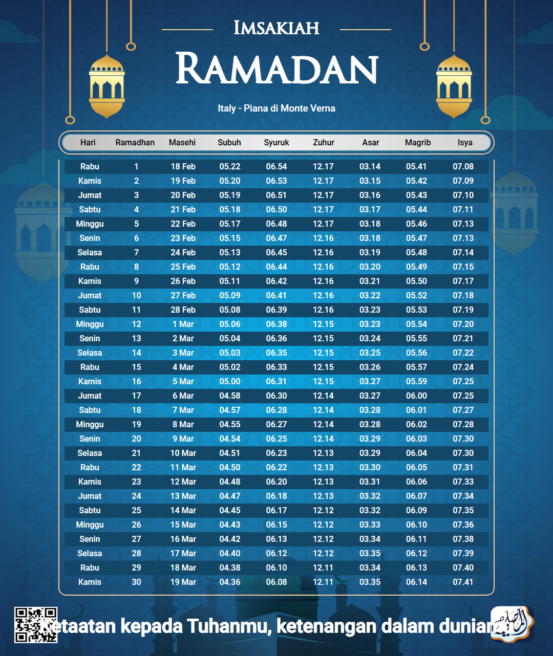 ramadan amsakiah image