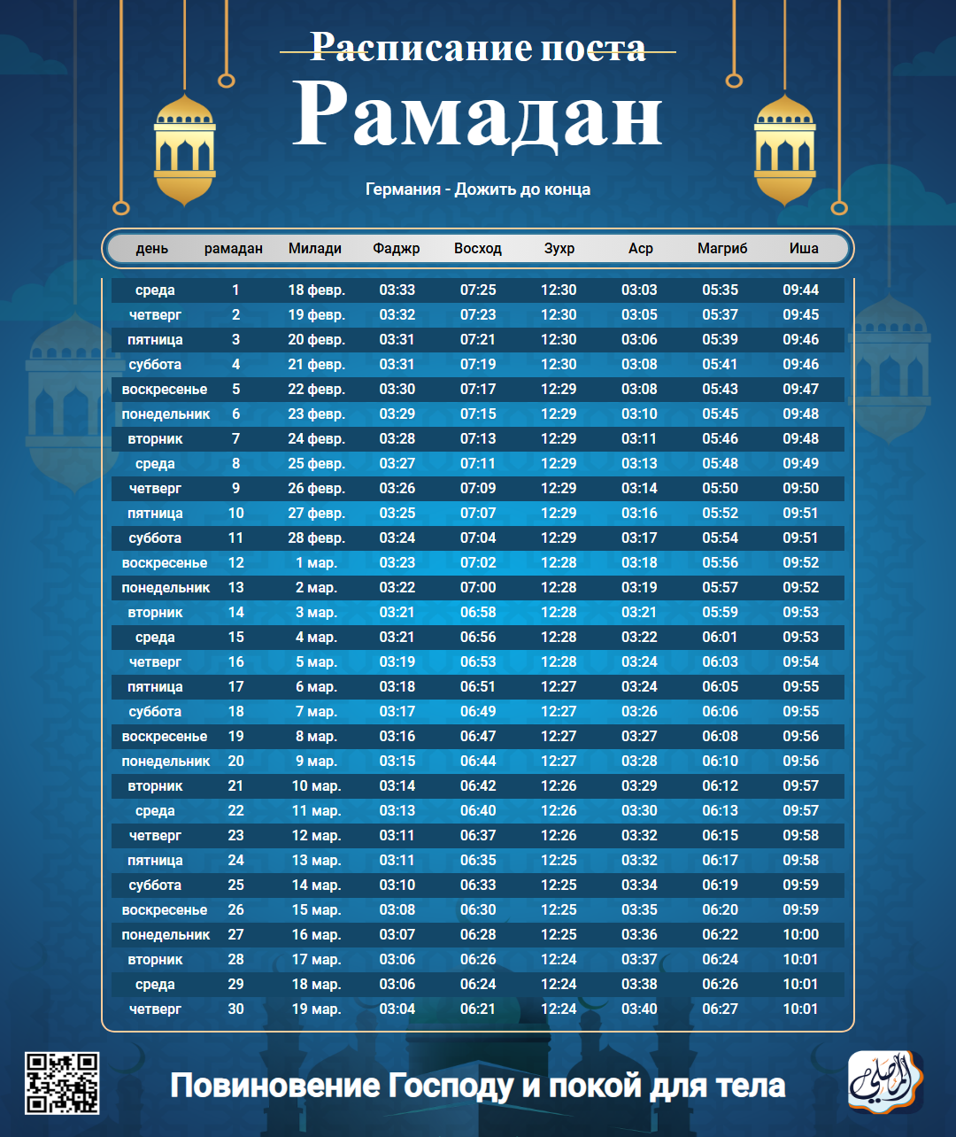ramadan amsakiah image