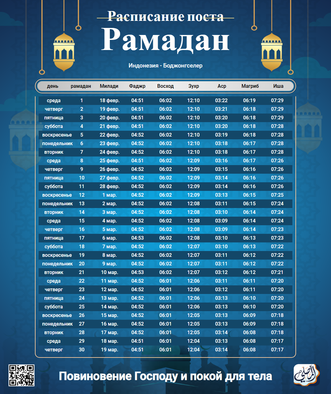 ramadan amsakiah image