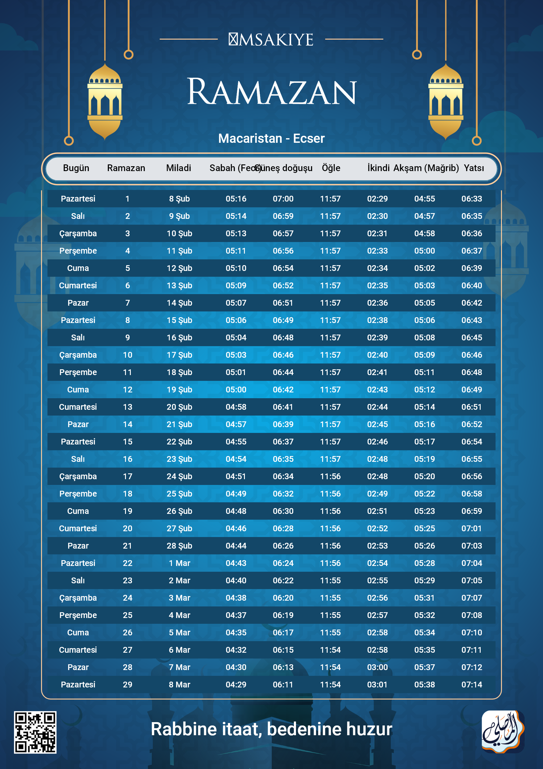 ramadan amsakiah image